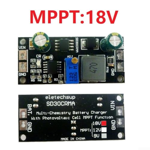 Controlador MPPT solar para solucionar la carga de batería de 21V 7