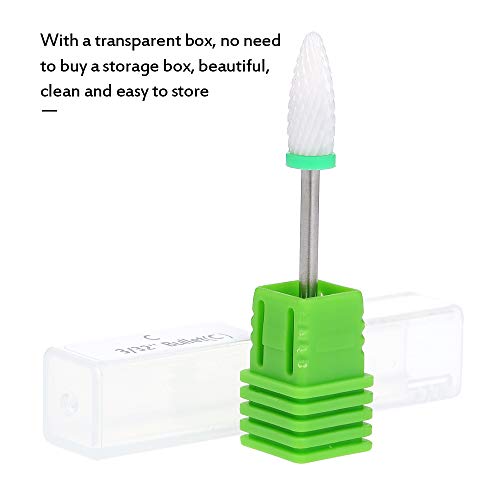 6pcs Punte Fresa Unghie Ceramica, Fresa Punte