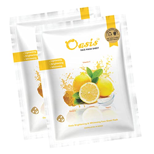Oasis Brightening & Whitening Face Mask Sheet | Enriched With Vit...