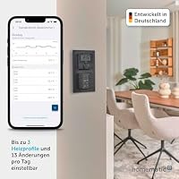 Homematic IP Wandthermostat mit Luftfeuchtigkeitssensor, anthrazit – Ansicht 2