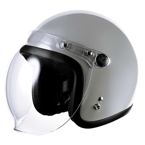 RIDEZ　ジェットヘルメット　　　　ミラーカラーバブルシールド付 Amazon | RIDEZ ライズ Final Bubble Shield レインボーミラー