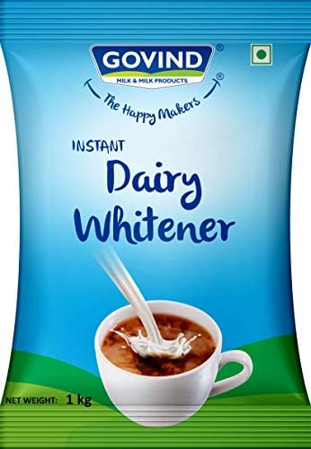 GOVIND MILK & MILK PRODUCTS Instant Dairy Whitener, Perfect For Creamy Tea, Coffee, Or Any Beverage - 1Kg Pack