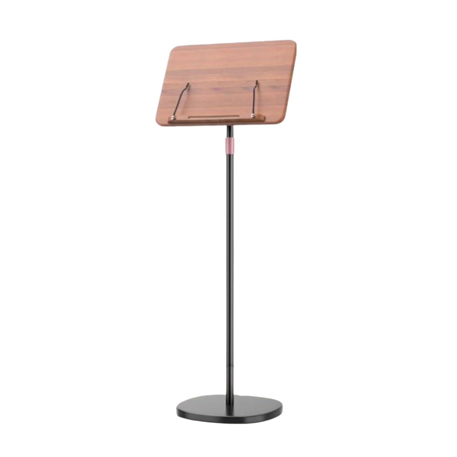 Soporte de madera ajustable para libros de 100 cm de altura para lectura y proyectores en salon