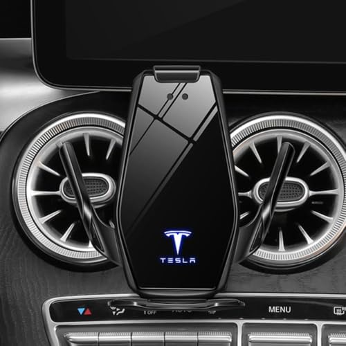 FENVY Support Téléphone Voiture,pour Tesla Model 3 2020 2021 2022 2023 2024,Porte Téléphone Rotatif à 360 Degrés pour Grille D'aération de Voiture