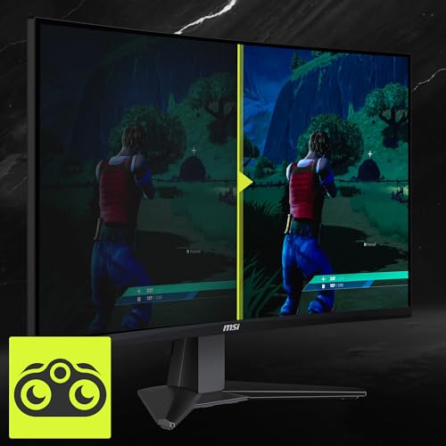 Image of msi MAG27C6F 27-inch 1920 x 1080 (FHD), Rapid VA, Gaming Monitor 180Hz, AMD FreeSync, 0.5ms, HDMI, Display-Port, VESA, Tilt, Black