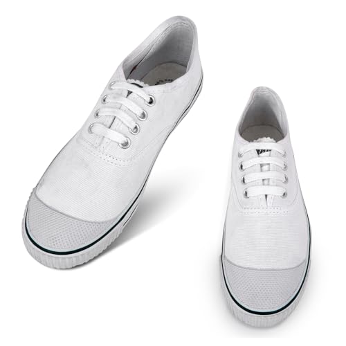 Image of SCHOOL BIRDS Tennis Shoe for Adult Boys and Girls | PT Canvas Uniform School Shoe