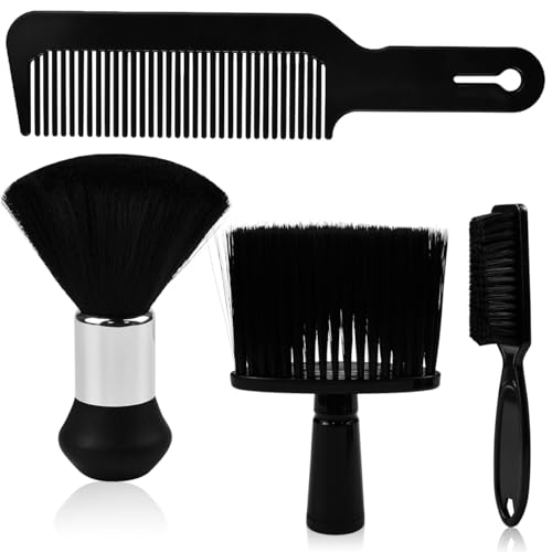 YBCCBY Juego de Cepillos para Barba y Pelo Cepillo para Barba Cepillo para Pelos Sueltos Peine Cepillo para Eliminar Pelos Sueltos Kit de Herramientas para Barbería Perfecto para Afeitado y Peinado