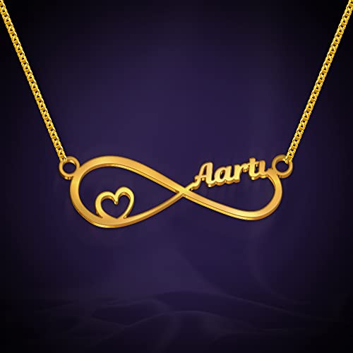 Gold Polish Love Pendant Necklace 