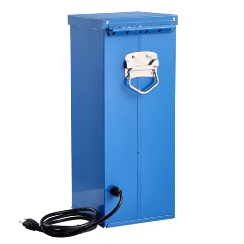 VEVOR Portable Welding Rod Oven 50LBS Capacity Electrodes Drying Oven 420W 120V 300 Fast Heating Welding Rods Dryer for 18-inch Stick Electrodes - with Easy-to-Carry Handle & Safety Locking Latch