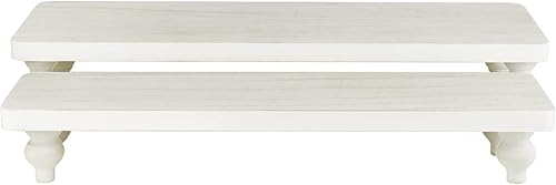 Miniatura 12 de Ikee Design Juego de 3 piezas de soporte elevador de madera, soporte elevador de madera para cupcakes y postres para joyas, monitor, apilable