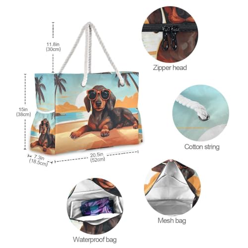 Image of Beach Tote Bags for Women, Turtle Flower Starfish Large Beach Shoulder Bag Pool Bags Purse