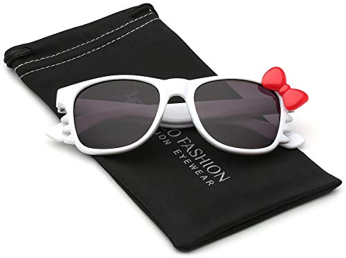 Kids Toddler Hello Kitty Character Costume Retro Fashion Uv400 Sunglasses For Little Baby Girls Age 0-4 #TOP1