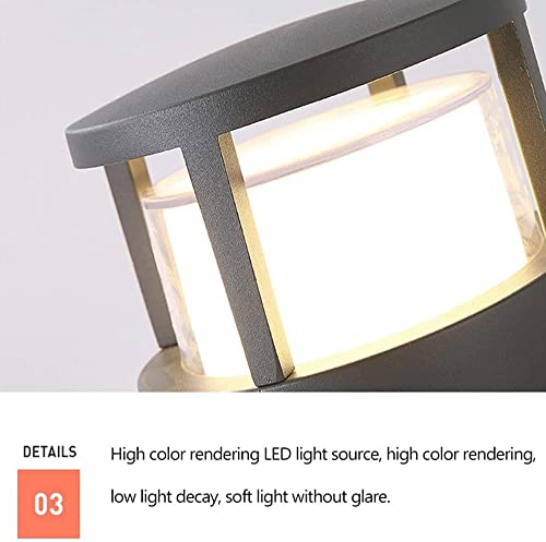 Lampe murale extérieure à LED étanche pour illuminer vos soirées de terrasse - 8