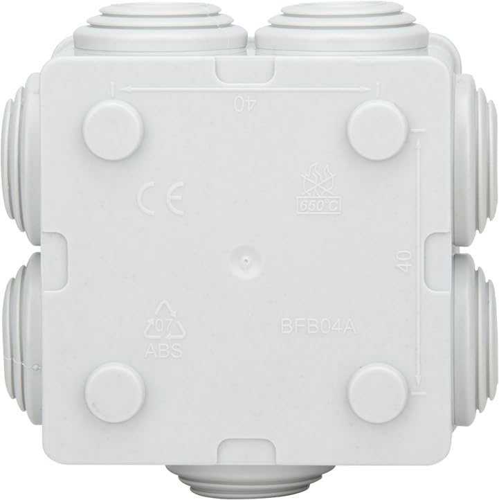 Junction Box IP55-60 x 60 x 40 mm Zenitech
