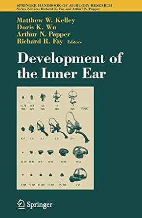 Development of the Inner Ear: 26 Softcover reprint of hardcover 1st ed. 2005 Edition-Wow! eBook