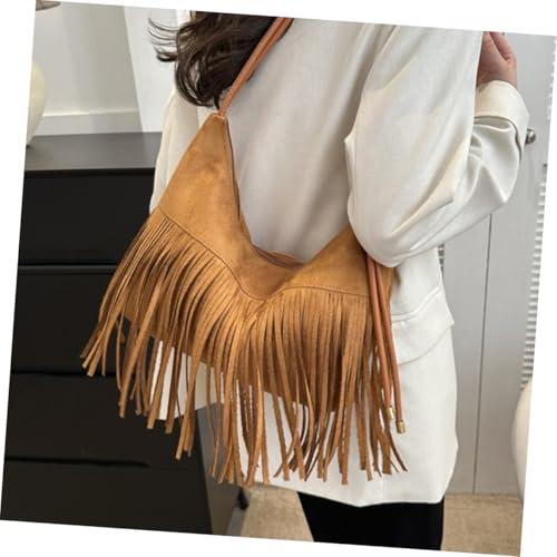 Sac décontracté à la mode avec franges en cuir