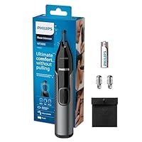 Philips Nose trimmer Series 3000 Nasenhaar-, Ohrenhaar- und Augenbrauentrimmer mit PrecisionTrim-Technologie (Modell NT3650/16)