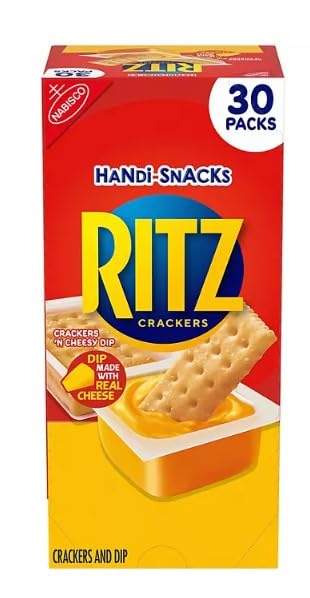 Ritz Handi-Snacks Crackers And Cheese Dip, 30 pk.
