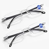 YUTAOWH 2 Pcs of Auto Focus Glasses, Vision Pro Eye Glasses, Visionpro Glasses Self Adjusting for Women/Men