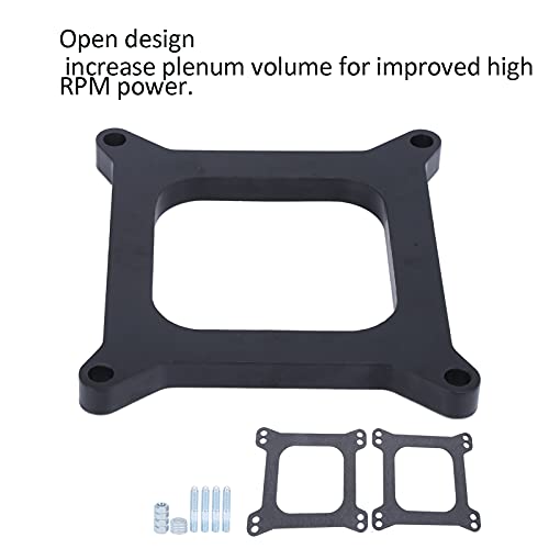 Carb Phenolic Insulator, Carburetor Spacer Simple Installation Reduce Fuel Temperature For Car Replacement For Holley 4150/4160 #TOP2
