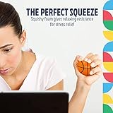 4 Stück Stressball Streßball Knautschball Antistressball lustige Gesichter Softball Squeeze Bälle, Finger Übung / Stress Relief Emotionale Spielzeug - Fußball Basketball Baseball Tennisball