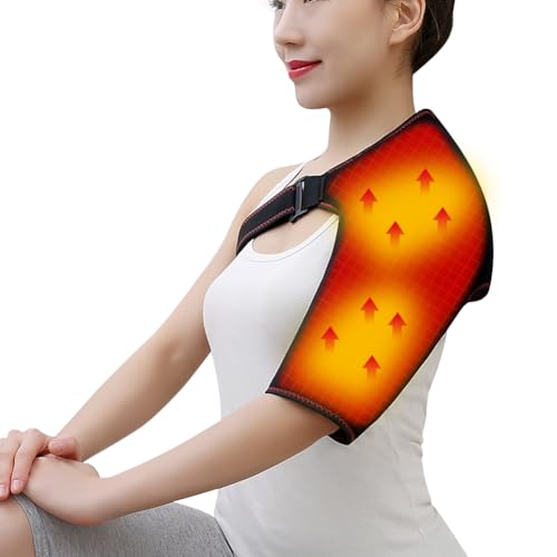 「65℃/60℃/55℃均一加熱」 MACOLAUDER 電気肩パッド 電気肩当て 肩掛け 片肩用 加熱パッド 電熱 ホットヒーター あたためグッズ 15～60分タイマー 在宅勤務 オフィス用 スポーツ観戦 省エネ 男女兼用 水洗える（Amazon）