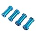 ShareGoo Aluminum 12mm Wheel Hex Hub Adapters 30mm Extension Combiner Coupler Compatible with WLtoys 144001 1/14 Wltoys RC Car (Blue)