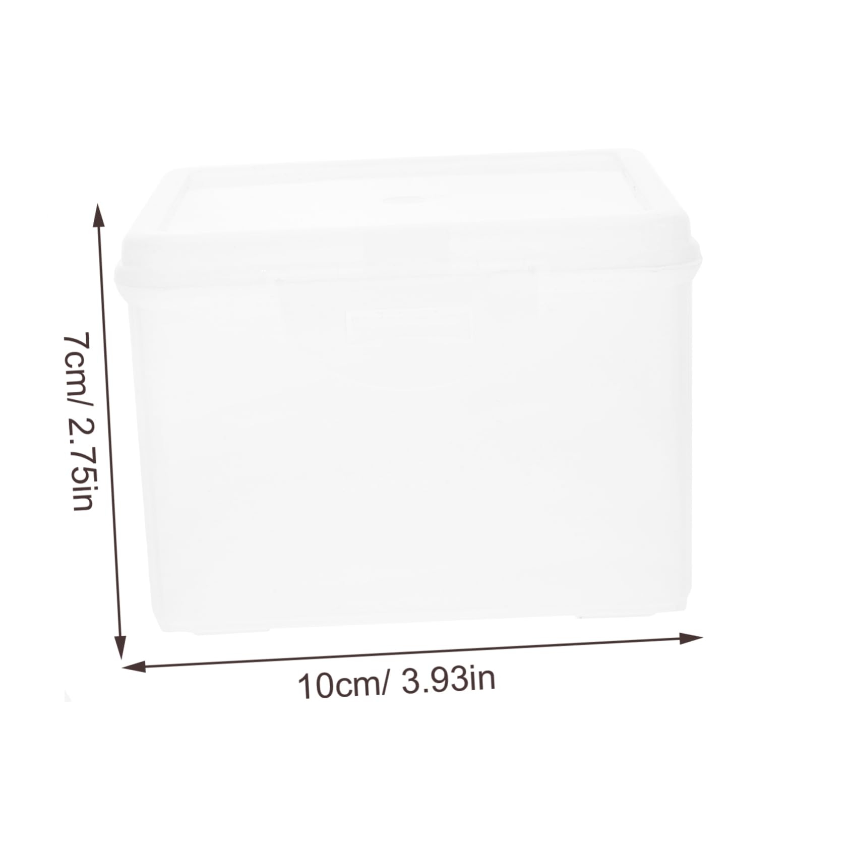 PRETYZOOM Scrapbook Paper Storage Organizer Box Easy-open Buckle and Sturdy Material