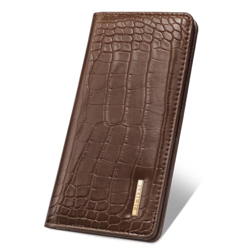 Image of Wallet Women Bifold Faux Crocodile Leather Slim Thin Long Wallets