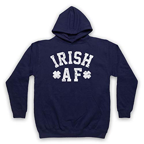 Sweat à capuche Irish AF Saint-Patrick Lucky Shamrock : vêtement chaud et résistant pour adultes