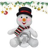 Design de bonhomme de neige accrocheur : apportez la saison de la joieavec notre bonhomme de neige de Noël chantant. Sa forme mignonne et ses décorations colorées créent une forte atmosphère de Noël qui rehaussera instantanément votre humeur