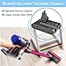 21.6V 4000mAh Replacement V6 Battery Lithium Compatible with V6 DC58 DC59 DC61 DC62 DC72 Animal 595 650 770 880 SV03 SV04 SV05 SV06 SV07 SV09 Motorhead Absolute Fluffy Slim Handheld Vacuum Cleaner