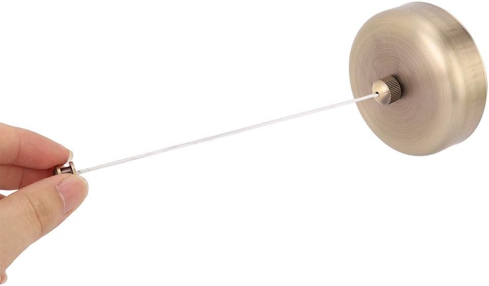 304 Stainless Steel Retractable Clothesline Wire Telescopic Wall Mounted Clothesline Retractable Extendable Clothesline Up to 2.8m for Indoor and Outdoor(Antique Brass)