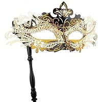 Antifaz Carnaval, Hoshin Mascara Veneciana Mujer con Bastón