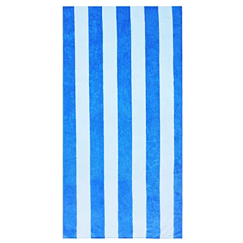 Exclusivo Mezcla Large Microfiber Beach Towels Set (Blue, 30 Exclusivo Mezcla Large Microfiber Beach Towels Set (Blue, 30