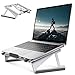 UIHOL Soporte Portatil, Soporte Laptop PC Ajustable, Ergonómico Stand Ordenador para Portátil Plegable Soporte Aleación de Aluminio, para MacBook, Air Pro y otras PC Computadoras de 10-17.3 pulgadas