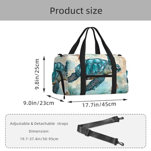 Bolsa de lona náutica impermeable con compartimento para zapatos 3