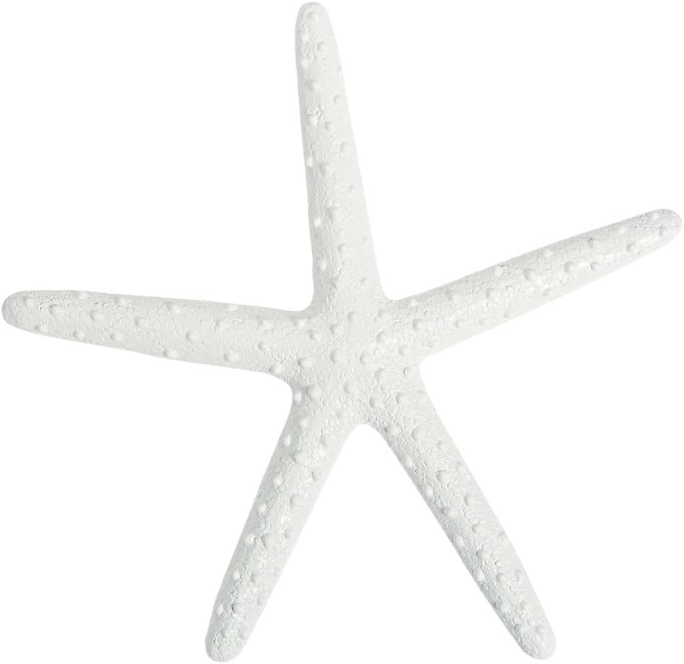 Fun Express White Artificial Starfish - Set of 12 - Beach Party, Destination Wedding and Nautical Home Decor