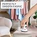BEAUTURAL Mini Travel Steam Iron for Clothes with Dual Voltage, Temperature Control, Non-Stick Soleplate and Cord Storage, Ideal for Sewing, Quilting and Handcraft