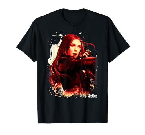 Marvel Infinity War Scarlet Witch Portrait Graphic T-Shirt T-Shirt