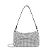 Produktbild Miss Lulu Glitzer Clutch Damen Kristall Diamant Clutch Handtasche Glanz Abendtasche Umhängetasche mit Abnehmbarer Kette für Hochzeit Abend Party Freizeit Date klein