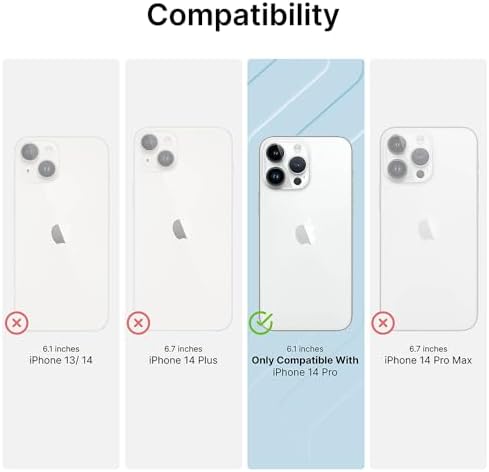 Catalyst Total Protection Case for iPhone 14 Pro - 5X More Waterproof iPhone Case, Highly Responsive Screen and Face id, Survives up to 65% Higher Drops Black