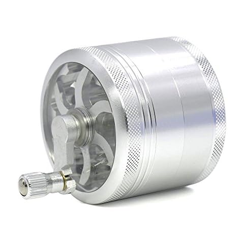 DUBENS Aluminium Herb Grinder with Scraper Cover