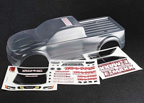 Traxxas 3915 E-Maxx Brushless Decal Sheet Body Model Car Parts, Clear