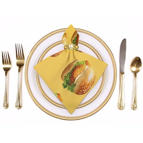 Servilletas de mesa cuadradas lavables para mantener tus eventos limpios con estilo 4