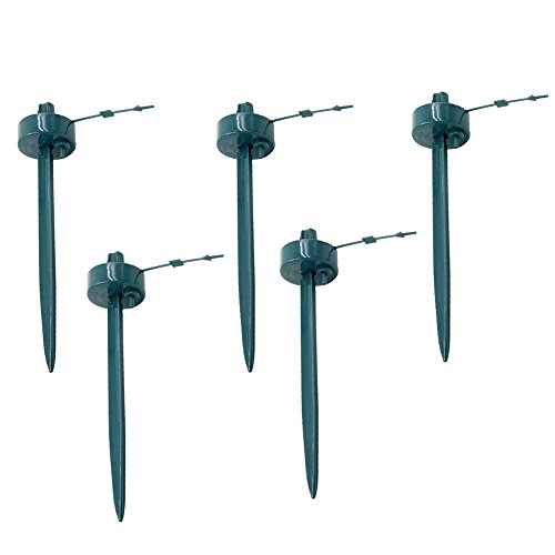 FOReverweihuajz 5Pcs Automatic Drip Watering Spikes, Adjustable Flow Rate Vacation/Holiday Planting Tools - Green - Easy to Use