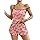 Ekouaer Womens Cami Pajama Sets 2 Piece Cute Print Pjs Soft Tank Top & Elastic Waist Shorts Camisole Lounge Set Black Love S