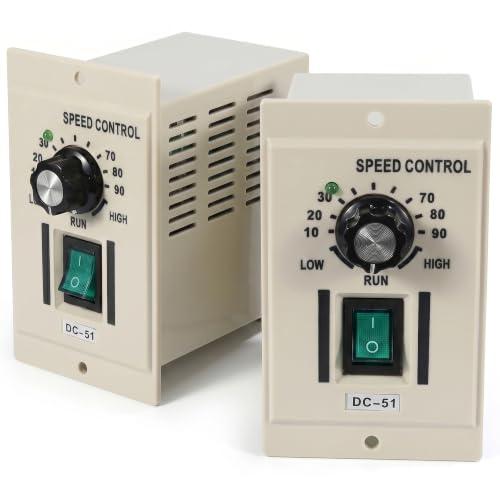 2PCS Variable Motor Speed Controller, AC 110V 400W Speed