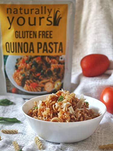 Image of Naturally Yours Gluten Free Quinoa Pasta - 40% Quinoa | No Maida, No Onion No Garlic, Jain Friendly, Preservative Free, Vegan | High Protein & Antioxidants | Non-Sticky Healthy Pasta | 200g Pack