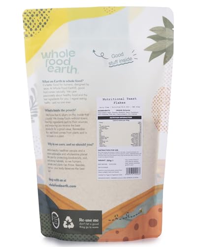Wholefood Earth Nährstoffflocken 250g mit B12 Milchfrei GMO frei Vegan